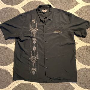 Harley Davidson button down shirt